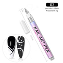 Gel Nail Art Pen Set: Precision Brush Marker for Art Gel Nail Art Pen Set: Precision Brush Marker for Art