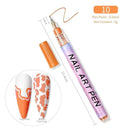Gel Nail Art Pen Set Precision Brush Marker For Art Gel Nail Art Pen Set Precision Brush Marker For Art