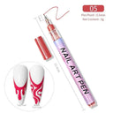 Gel Nail Art Pen Set Precision Brush Marker For Art Gel Nail Art Pen Set Precision Brush Marker For Art
