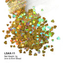 Glam Valentine’s Heart Nail Glitter Kit for Creative DIY Manicures Glam Valentine’s Heart Nail Glitter Kit for Creative DIY Manicures