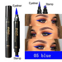 Glitter Eyeliner Stamp Duo: 7 Color Fast Dry Eye Liner Glitter Eyeliner Stamp Duo: 7 Color Fast Dry Eye Liner