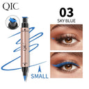 Glitter Eyeliner Stamp Duo: 7 Color Fast Dry Eye Liner Glitter Eyeliner Stamp Duo: 7 Color Fast Dry Eye Liner