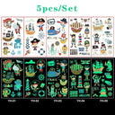 Glow-in-the-Dark Kids' Fantasy Tattoo Set Enchanting Skin Art Glow-in-the-Dark Kids' Fantasy Tattoo Set Enchanting Skin Art