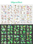 Glow-in-the-Dark Kids' Fantasy Tattoo Set Enchanting Skin Art Glow-in-the-Dark Kids' Fantasy Tattoo Set Enchanting Skin Art