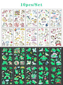 Glow-in-the-Dark Kids' Fantasy Tattoo Set Enchanting Skin Art Glow-in-the-Dark Kids' Fantasy Tattoo Set Enchanting Skin Art