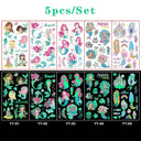 Glow-in-the-Dark Kids' Fantasy Tattoo Set Enchanting Skin Art Glow-in-the-Dark Kids' Fantasy Tattoo Set Enchanting Skin Art