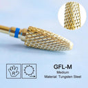 Golden Carbide Nail Drill Set Precision Care Kit For Nails Golden Carbide Nail Drill Set Precision Care Kit For Nails