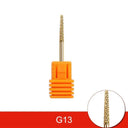 Golden Carbide Nail Drill Set Precision Care Kit For Nails Golden Carbide Nail Drill Set Precision Care Kit For Nails