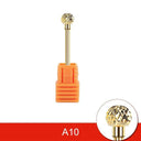 Golden Carbide Nail Drill Set Precision Care Kit For Nails Golden Carbide Nail Drill Set Precision Care Kit For Nails