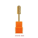 Golden Carbide Nail Drill Set Precision Care Kit For Nails Golden Carbide Nail Drill Set Precision Care Kit For Nails