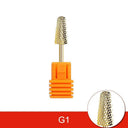 Golden Carbide Nail Drill Set Precision Care Kit For Nails Golden Carbide Nail Drill Set Precision Care Kit For Nails