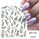 Golden Glam French Nail Art Stickers Chic Geometric Designs Golden Glam French Nail Art Stickers Chic Geometric Designs