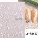 Golden Glam French Nail Art Stickers Chic Geometric Designs Golden Glam French Nail Art Stickers Chic Geometric Designs