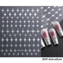 Golden Glam French Nail Art Stickers Chic Geometric Designs Golden Glam French Nail Art Stickers Chic Geometric Designs