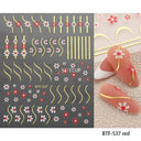 Golden Glam French Nail Art Stickers Chic Geometric Designs Golden Glam French Nail Art Stickers Chic Geometric Designs