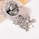 Golden Metallic Nail Art Foil Flakes Kit for DIY Nails Golden Metallic Nail Art Foil Flakes Kit for DIY Nails