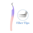 Golden Precision Fiber Tip Eyelash Tweezers Professional Tool Golden Precision Fiber Tip Eyelash Tweezers Professional Tool