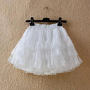 Gothic Lace Tutu Skirt Enchanting Black Mesh Petticoat Gothic Lace Tutu Skirt Enchanting Black Mesh Petticoat