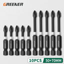 Greener Magnetic Cross Drill Bit Set for Screwdriver Greener Magnetic Cross Drill Bit Set for Screwdriver