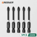 Greener Magnetic Cross Drill Bit Head Set for Screwdriver Greener Magnetic Cross Drill Bit Head Set for Screwdriver
