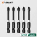 Greener Magnetic Cross Drill Bit Set for Screwdriver Greener Magnetic Cross Drill Bit Set for Screwdriver