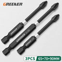 Greener Magnetic Cross Drill Bit Set for Screwdriver Greener Magnetic Cross Drill Bit Set for Screwdriver