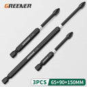 Greener Magnetic Cross Drill Bit Head Set for Screwdriver Greener Magnetic Cross Drill Bit Head Set for Screwdriver