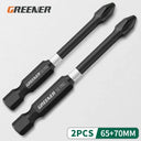 Greener Magnetic Cross Drill Bit Set for Screwdriver Greener Magnetic Cross Drill Bit Set for Screwdriver