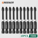Greener Magnetic Cross Drill Bit Head Set for Screwdriver Greener Magnetic Cross Drill Bit Head Set for Screwdriver