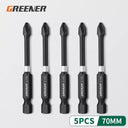 Greener Magnetic Cross Drill Bit Head Set for Screwdriver Greener Magnetic Cross Drill Bit Head Set for Screwdriver