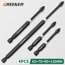 Greener Magnetic Cross Drill Bit Head Set for Screwdriver Greener Magnetic Cross Drill Bit Head Set for Screwdriver