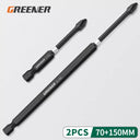 Greener Magnetic Cross Drill Bit Head Set for Screwdriver Greener Magnetic Cross Drill Bit Head Set for Screwdriver