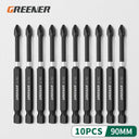 Greener Magnetic Cross Drill Bit Head Set for Screwdriver Greener Magnetic Cross Drill Bit Head Set for Screwdriver