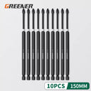 Greener Magnetic Cross Drill Bit Head Set for Screwdriver Greener Magnetic Cross Drill Bit Head Set for Screwdriver