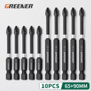 Greener Magnetic Cross Drill Bit Head Set for Screwdriver Greener Magnetic Cross Drill Bit Head Set for Screwdriver