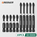 Greener Magnetic Cross Drill Bit Set for Screwdriver Greener Magnetic Cross Drill Bit Set for Screwdriver