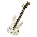 Guitar Shaped Brooches Enamel Apparel Accessory Pin Guitar Shaped Brooches Enamel Apparel Accessory Pin