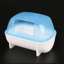 Hamster Transparent Bathroom Sandbox for Small Pets Care Hamster Transparent Bathroom Sandbox for Small Pets Care