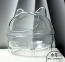 Hamster Transparent Bathroom Sandbox for Small Pets Care Hamster Transparent Bathroom Sandbox for Small Pets Care