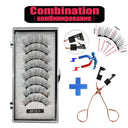 Handmade 3D Magnetic False Eyelashes Reusable with 5 Magnets Handmade 3D Magnetic False Eyelashes Reusable with 5 Magnets