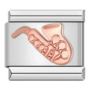 Hapiship Daisy Rose Heart Musical Instruments Charm Links Hapiship Daisy Rose Heart Musical Instruments Charm Links