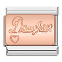 Hapiship Original Daisy Rose Heart Musical Instruments Charm Links Hapiship Original Daisy Rose Heart Musical Instruments Charm Links