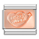 Hapiship Daisy Rose Heart Musical Instruments Charm Links Hapiship Daisy Rose Heart Musical Instruments Charm Links