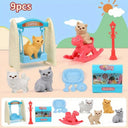 HappyPaws Cute Dog Pet Basket Family Toys Set -Imaginative Plays Festive Scenes. HappyPaws Cute Dog Pet Basket Family Toys Set -Imaginative Plays Festive Scenes.