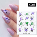 Harunouta Summer Floral Nail Art Decals for Stylish Designs Harunouta Summer Floral Nail Art Decals for Stylish Designs