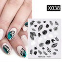 Harunouta Summer Floral Nail Art Decals for Stylish Designs Harunouta Summer Floral Nail Art Decals for Stylish Designs