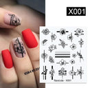 Harunouta Summer Floral Nail Art Decals for Stylish Designs Harunouta Summer Floral Nail Art Decals for Stylish Designs