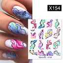 Harunouta Summer Floral Nail Art Decals for Stylish Designs Harunouta Summer Floral Nail Art Decals for Stylish Designs