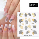 Harunouta Summer Floral Nail Art Decals for Stylish Designs Harunouta Summer Floral Nail Art Decals for Stylish Designs