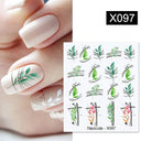 Harunouta Summer Floral Nail Art Decals for Stylish Designs Harunouta Summer Floral Nail Art Decals for Stylish Designs